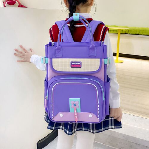小学生补习袋手提双肩背便携大容量作业包中学生轻便拎书袋美术袋
