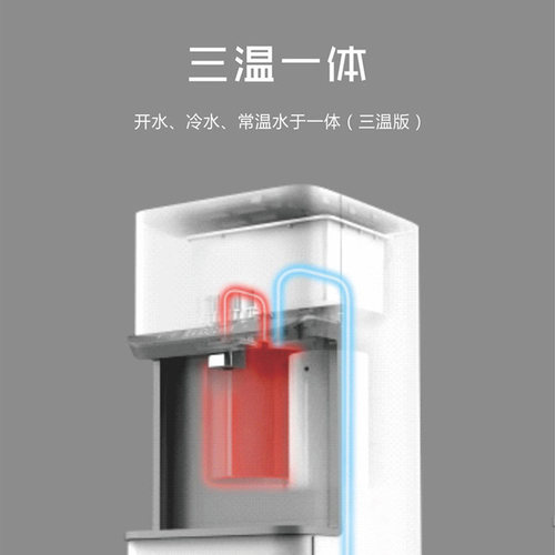 商用过滤饮水机净水器加热一体直饮机家用立式RO反渗透净饮自来水