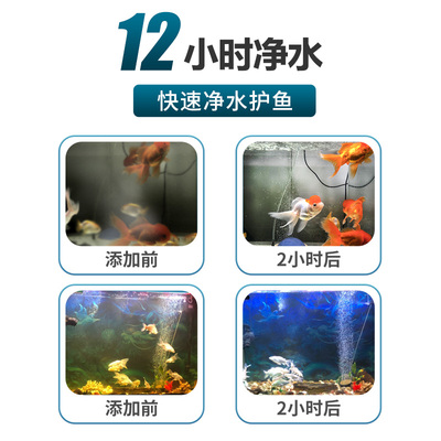 鱼缸净水剂清澈剂水立清净化澄清剂水杀菌用硝化细菌清洁水质立清