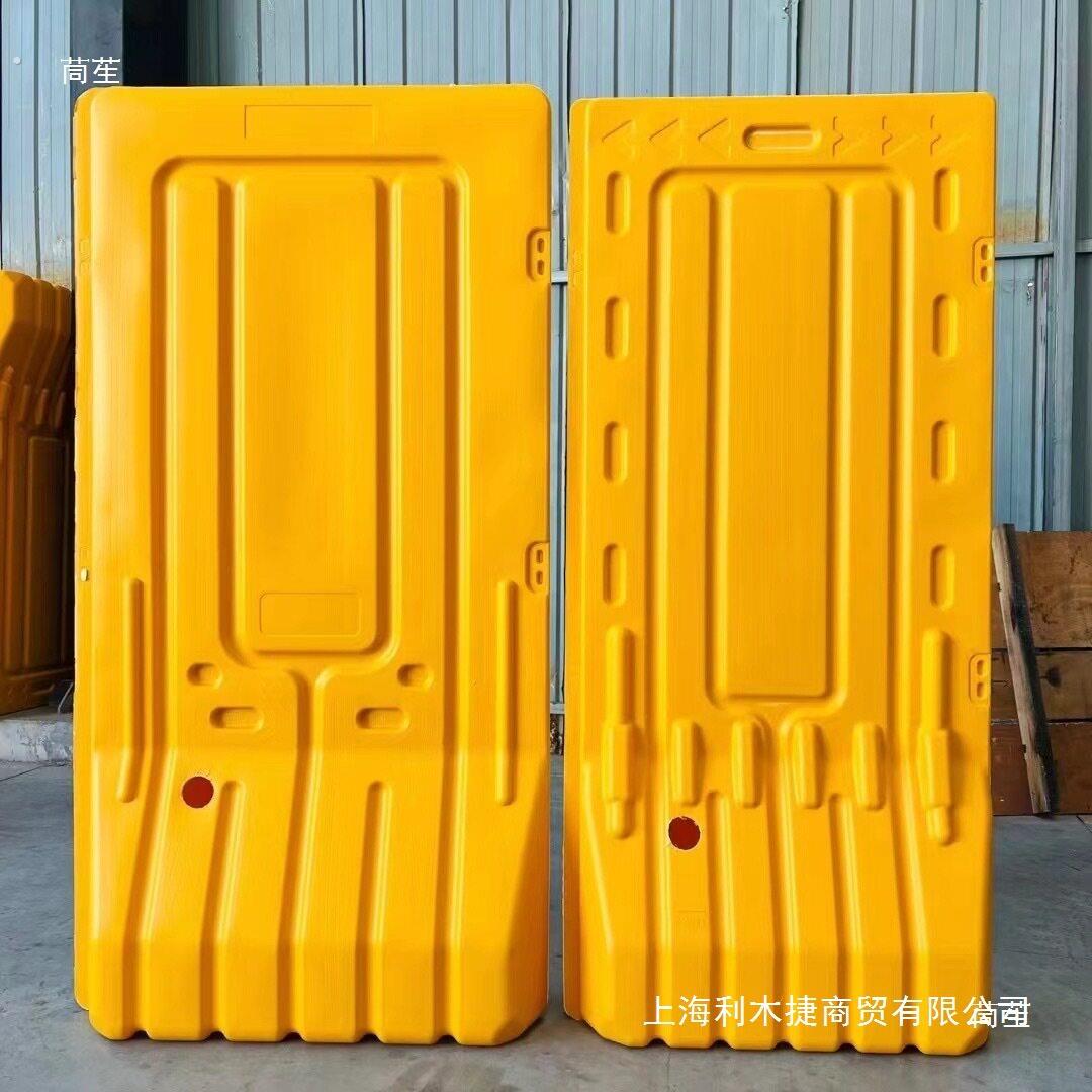 水马围挡市政注水护栏高围栏1.8*1米隔离马路水码施工塑料防撞桶