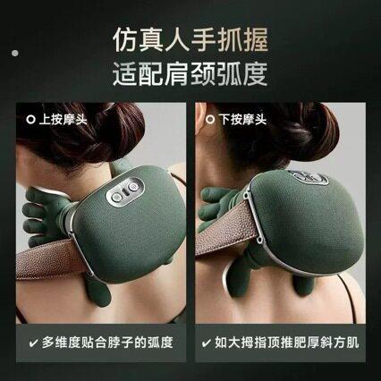 大师手肩颈按摩仪头部颈椎腰背部按摩仿真人手揉捏热敷多功能按摩