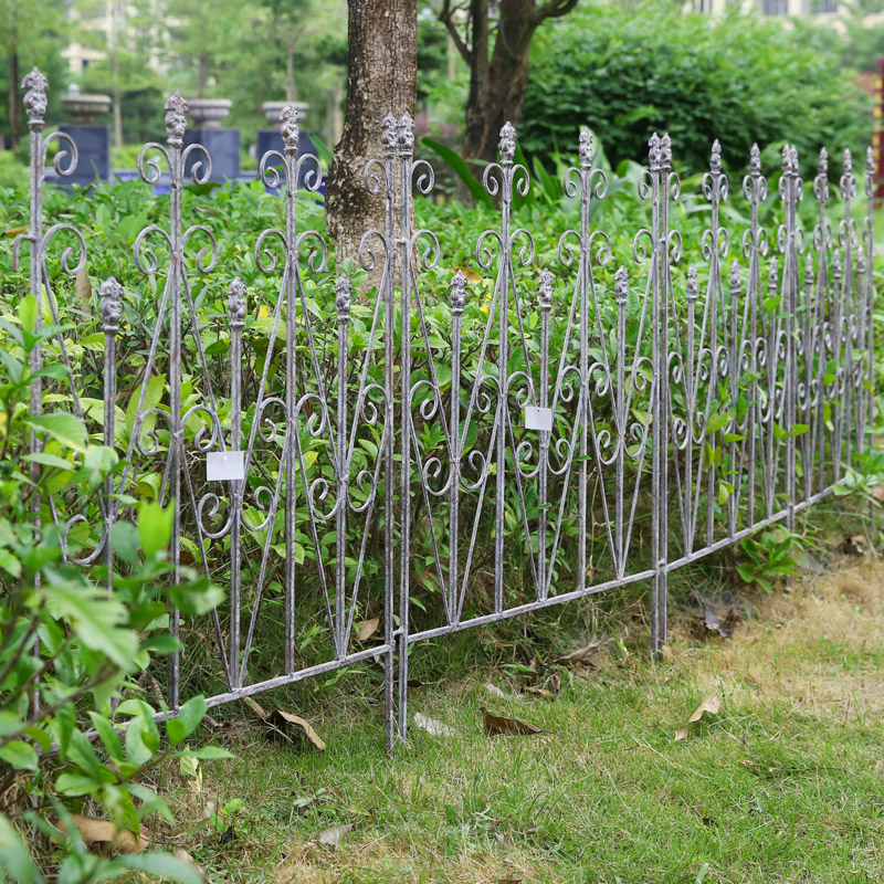 出品订单做旧铁艺户外花园围栏庭院阳台菜园花圃篱笆植物护拦栅栏