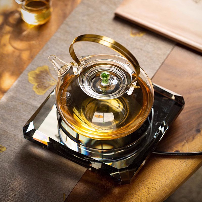天久璃匠云堇壶煮茶器玻璃煮茶壶家用简约日式烧水壶养生花茶壶