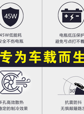冰虎车载冰箱压缩机制冷12v24v汽车货车冷冻冷藏车家两用小型迷你