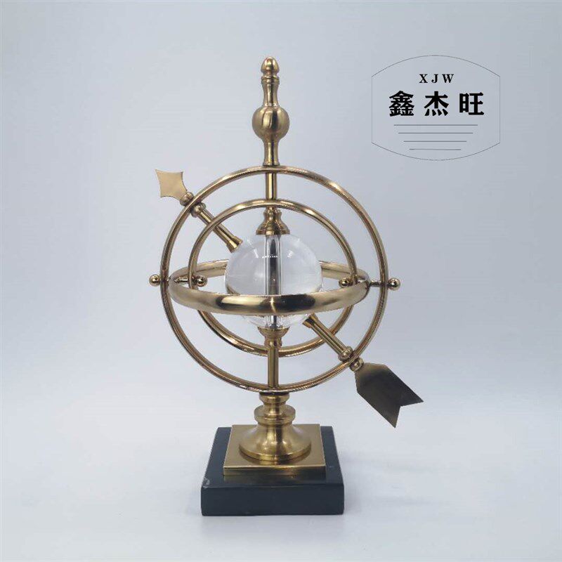 欧式水晶玻璃地球仪摆件家居饰品创意客厅书房酒柜办公室桌面摆设