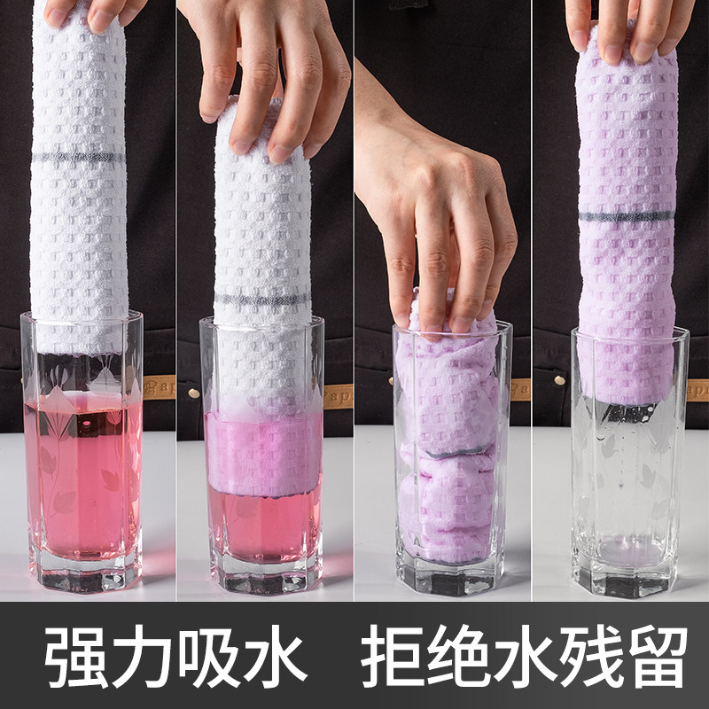 擦碗布吸水专用不掉毛厨房家用擦玻璃魔力布易清洗清洁毛巾擦干布