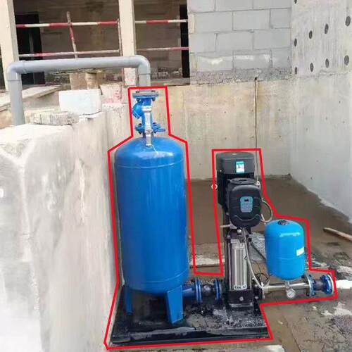 恒压加压泵智能变频管道二次增压工地临时用水增压