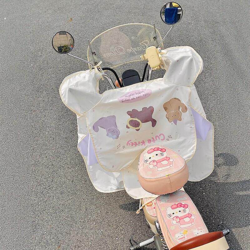 冰丝夏季防晒防水挡风被小红书同款电动车挡风被遮阳防晒新款