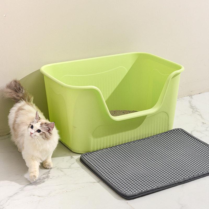 猫砂盆超大号半封闭式隔臭防外溅猫厕所幼猫屎盆子猫沙盆猫咪用品