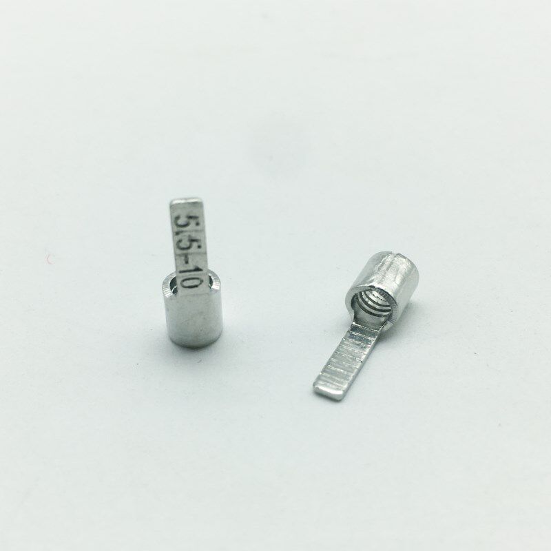 DBN5.5-10 裸端头 片形接线端子4-6平方 接线鼻子 紫铜 1000只