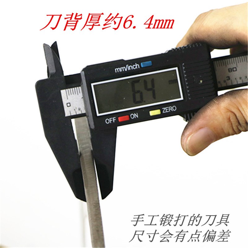 阳江手工锻打镰刀勾枝刀砍竹刀农用割草园林除草修枝蔑竹刀劈柴刀