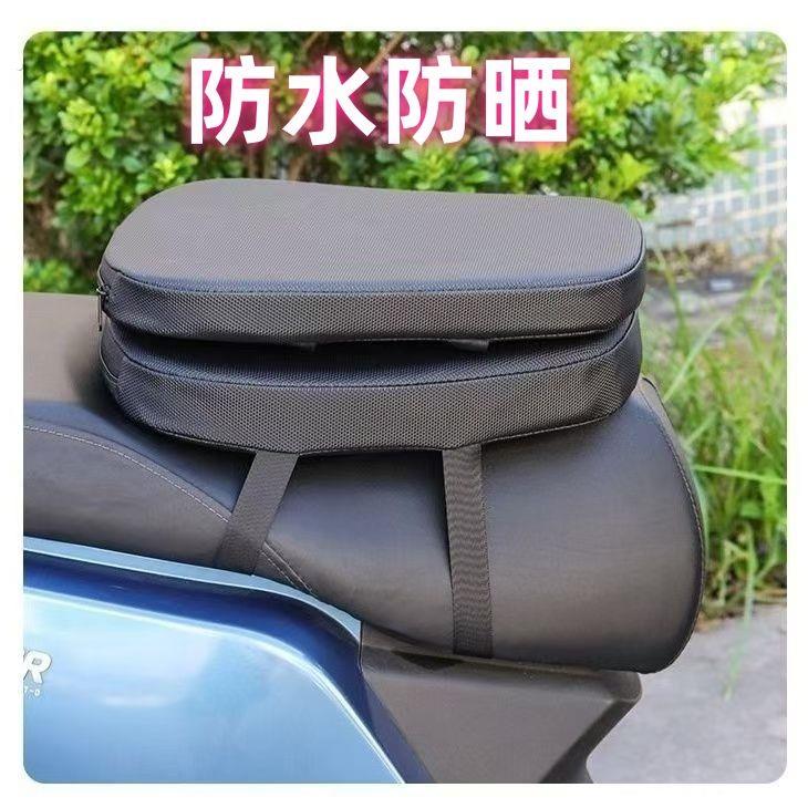 电动车坐垫双气囊电动车坐垫加厚海绵通用加高减震耐磨神器