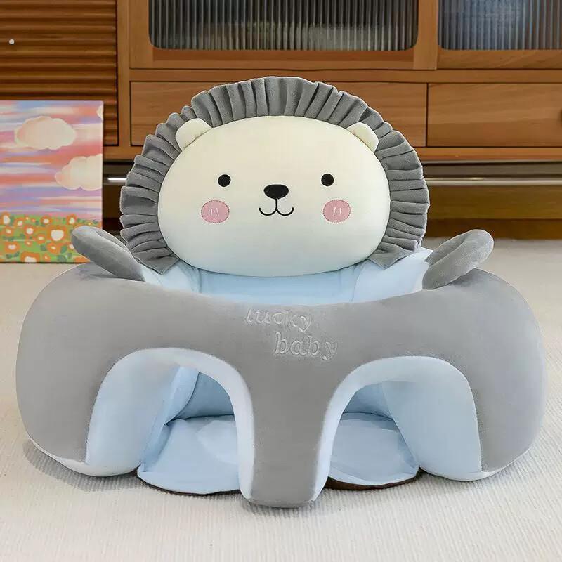 新款低重心婴幼儿学坐椅扶手小沙发宝宝练习座椅毛绒座椅婴儿礼物