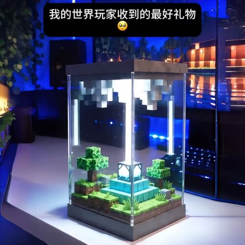 我的世界小夜灯发光信标灯