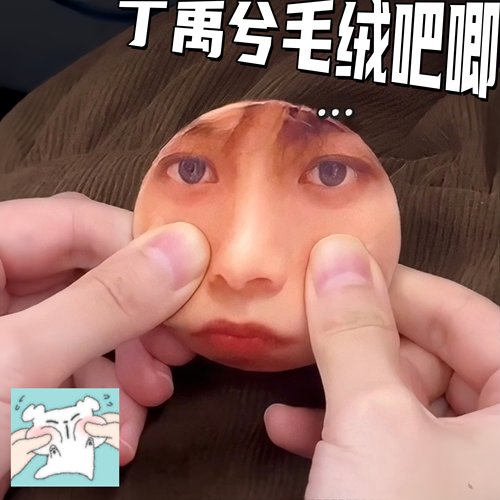 【捏捏我担的脸】丁禹兮毛绒吧唧