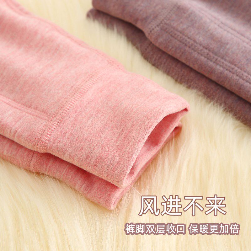 德绒发热儿童加绒保暖裤加厚秋裤宝宝内穿热能裤男女童打底绒裤