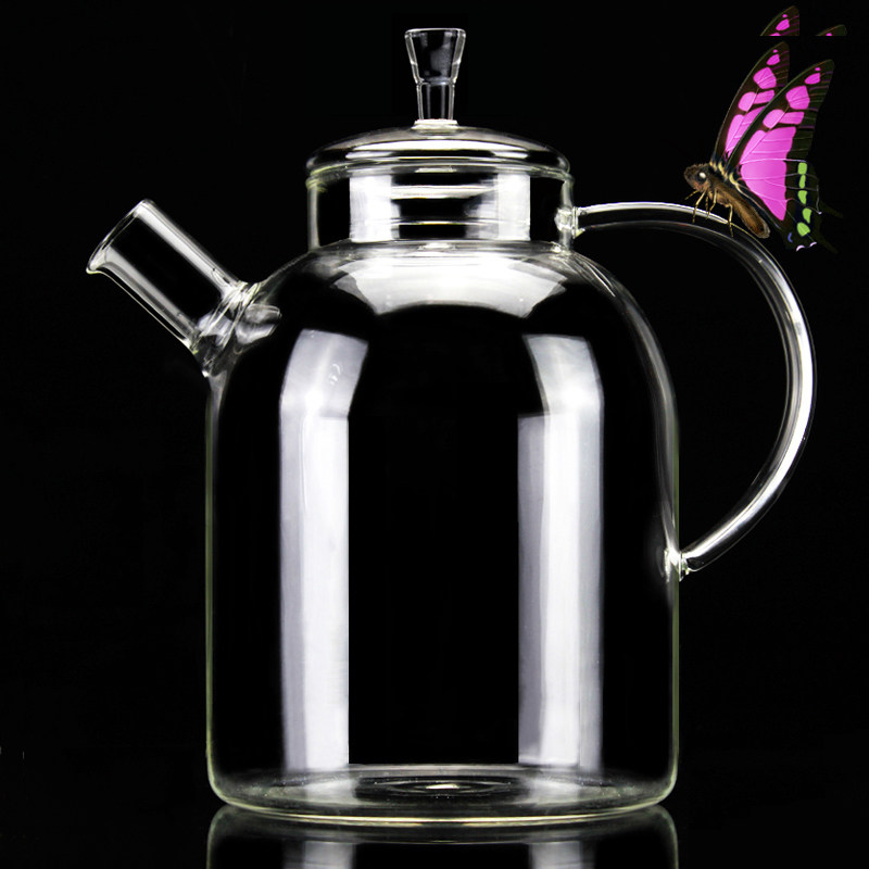 电陶炉煮茶炉玻璃煮茶壶耐高温过滤大容量加厚烧水壶煮茶器套装