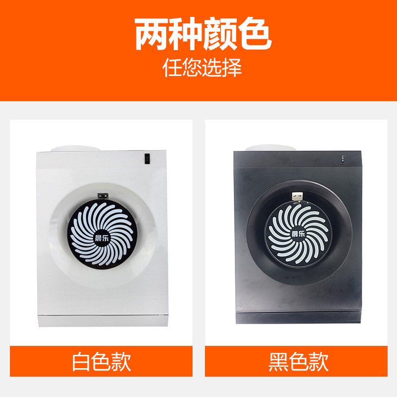 家用强力侧吸抽油烟机白色烟机含管组小户型厨房排气扇微型通风换