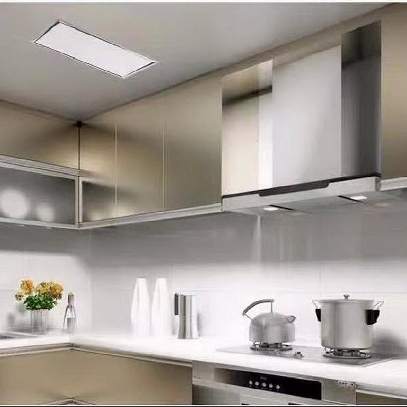 led平板灯集成吊顶灯厕所窄边方灯家用300x300长方形扣板灯厨房