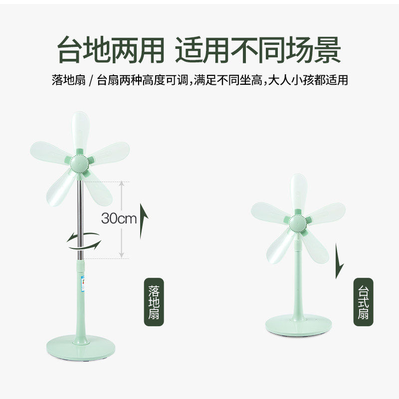 中联电风扇落地扇家用立式台式遥控扇宿舍软叶工业电扇大风力静音