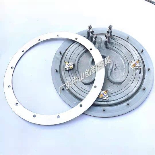 电热开水桶发热盘 防干烧加热盘不锈钢汤桶蒸炉配件220V 380V