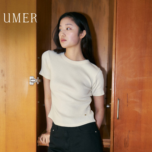UMER短袖T恤修身显瘦百搭上衣