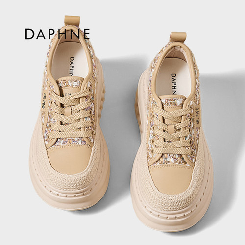 Daphne/达芙妮内增高运动松糕鞋
