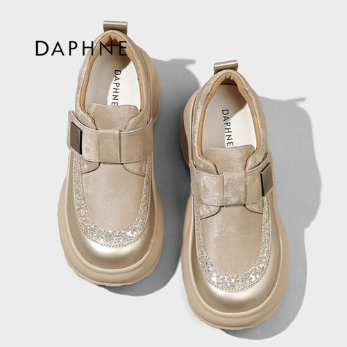 Daphne/达芙妮魔术贴增高休闲鞋