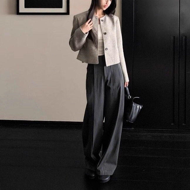 小香风外套女短款小个子春秋2026新款爆款名媛高级感春装女款上衣