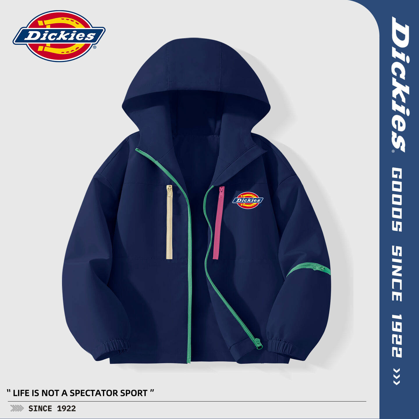 Dickies男童春装衣服2026新款童装男孩运动上衣潮牌流行儿童外套
