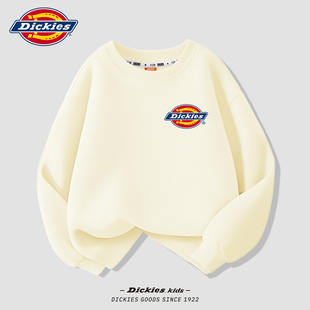 Dickies女童春秋薄款卫衣2026新款儿童衣服运动耐磨女孩上衣秋装