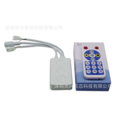 手机APP控制器SP601E双信号输出幻彩LED控制器5-24RF遥控音乐效果