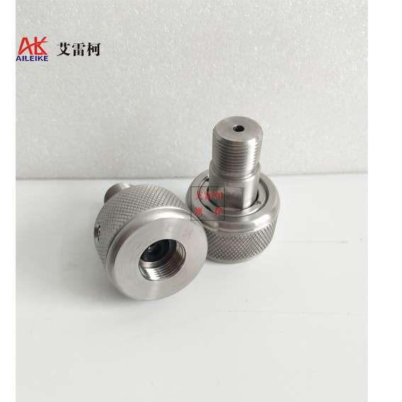 压力表转接头校验快拧活接规格M14*1.5不锈钢快速活动接头