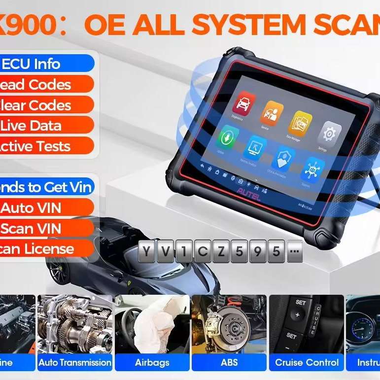 道通AUTEL MaxiCOM MK900 vehicle diagnostic scanner tool新品