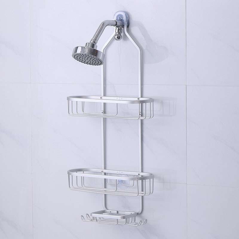 实用家居卫生间浴室好物太空铝可拆装浴室架家用生活用品