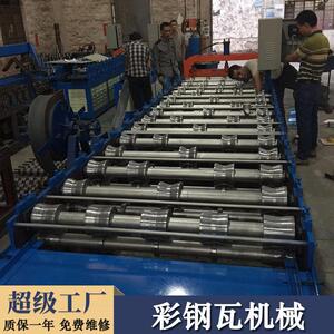 彩钢压瓦机瓦机备菲0律宾12TRX-1200彩0压瓦机彩钢机械设备冷弯成