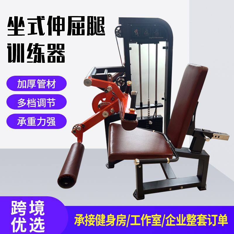 坐式伸屈腿一体机商用健身房练腿器材屈伸弯举一体机健身器材
