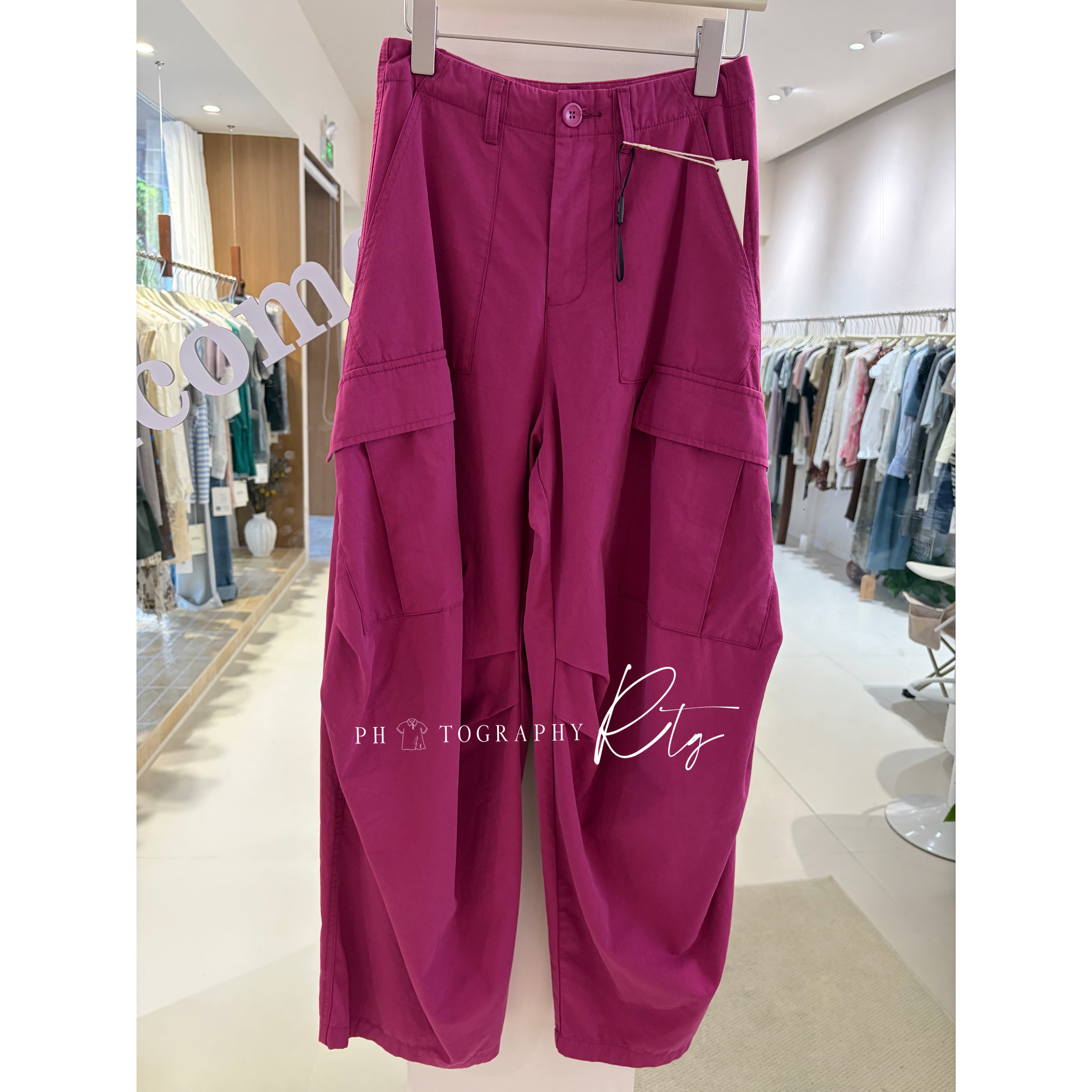 Rtg Clothing新款设计师原单正品立体裁剪多口袋工装风休闲裤