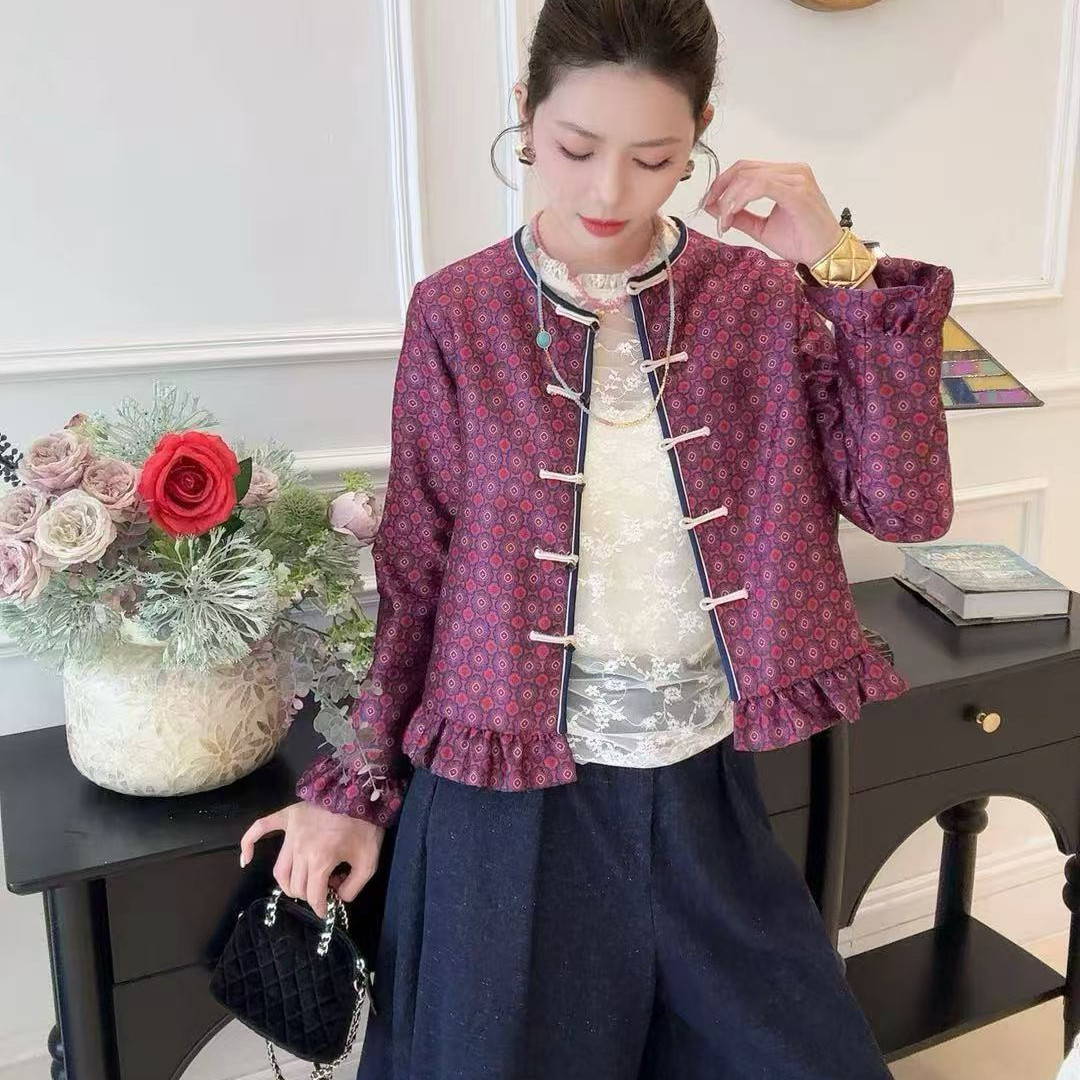 Rtg Clothing新款小众设计师款原单正品时尚气质高端盘扣上衣
