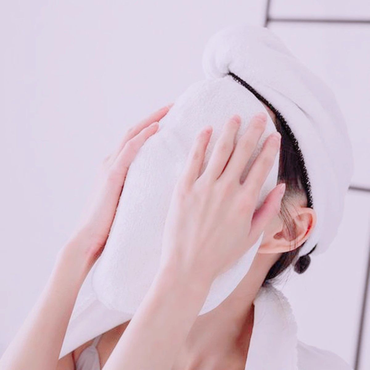 热敷毛巾敷脸巾面巾皮肤眼睛专用脸型美容蒸小圆形面罩湿敷无洞巾