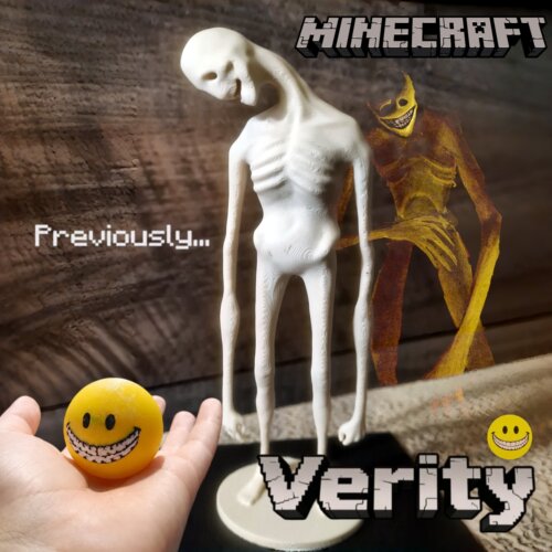 我的世界Verity笑脸发射球手办