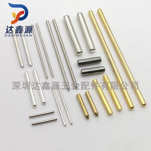 现货 光杆直针 焊针定位针0.50.60.70.80.9实心铜针插针pin针