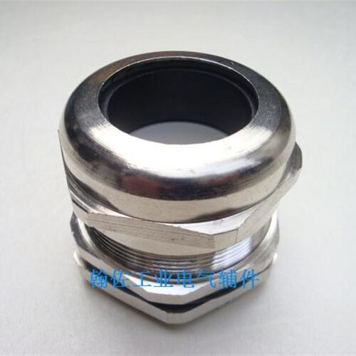 DJ-T黄铜镀镍防水接头 公制M63*1.5 通径37-44mm 金属电缆葛兰