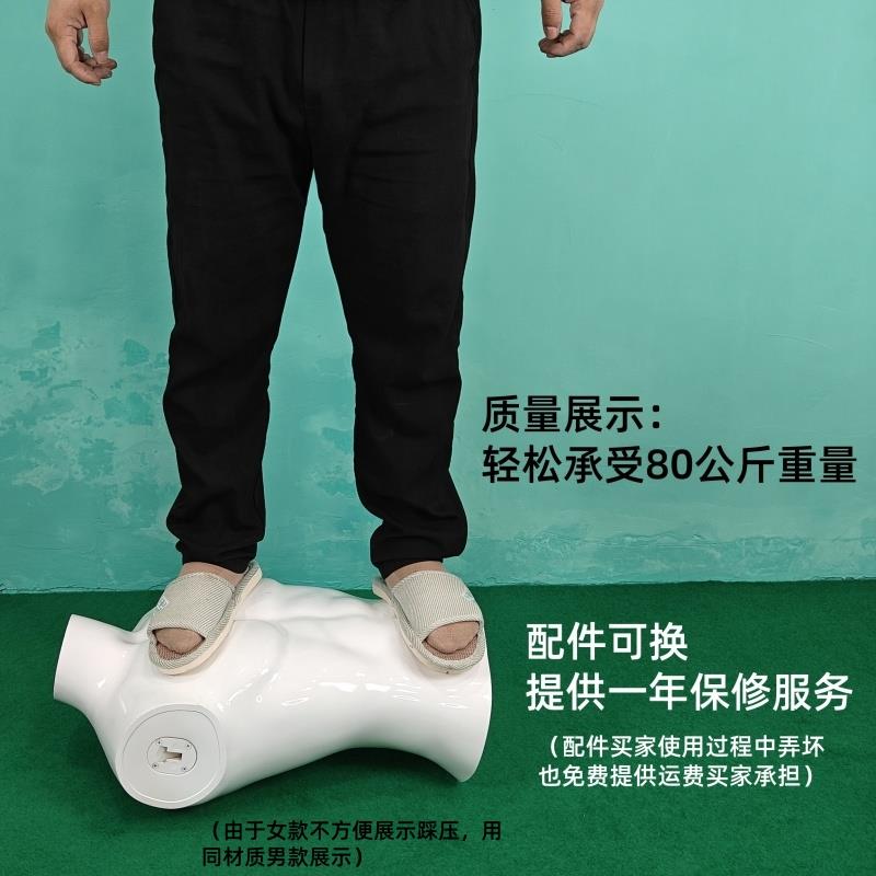 女服装展示模特道具女模全身蛋头亮白站模 假人体送底座多省包邮