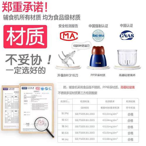 艾贝果绞肉机家用电动小型宝宝辅食多功能蒜泥神器搅拌碎肉料理机