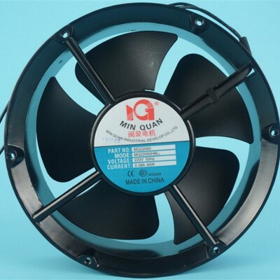 正品 闽泉电机 MQ22060HBL2 交流220V 双滚珠轴承 机柜 散热 风扇