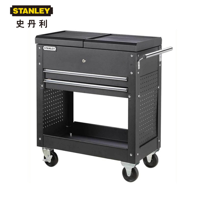 STANLEY/史丹利工具2抽屉工具车汽车维修工具推车 94-539-23