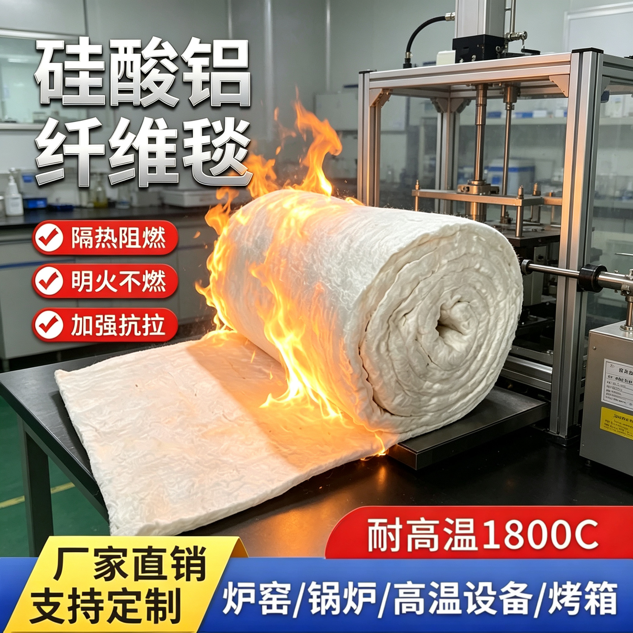鲁阳陶瓷纤维毯挡渣棉