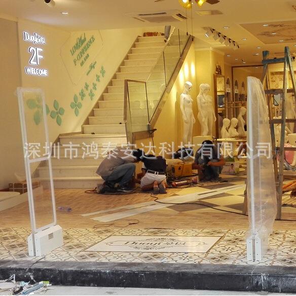 大型购物广场服装店防盗器 亚克力声磁防盗门58k商品防盗安检