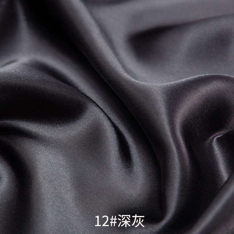 黑色丝丝绸布料绸缎缎子